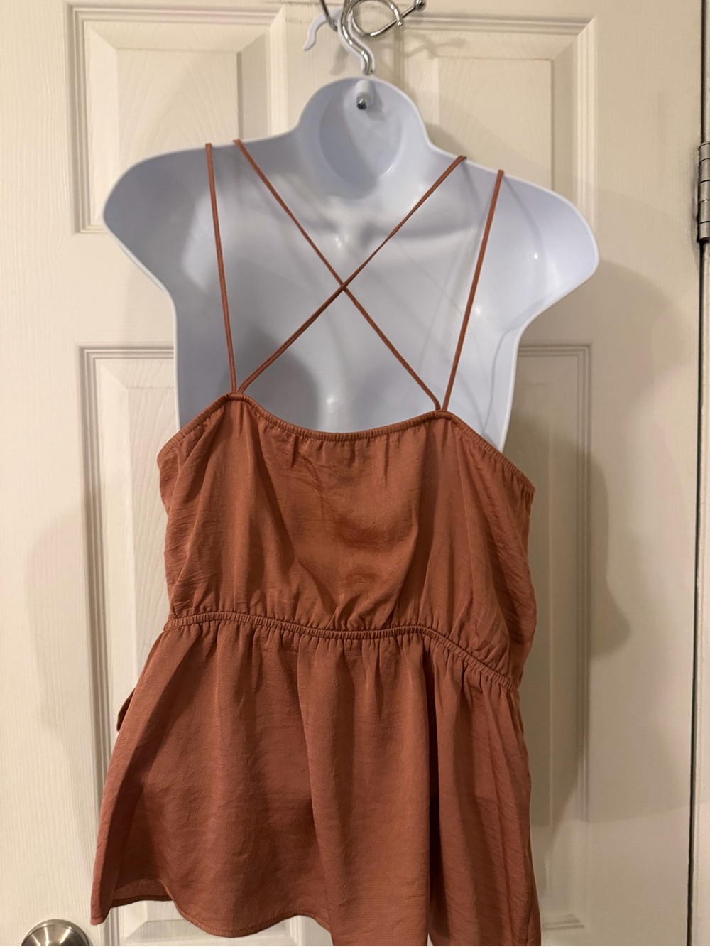 Express Rust-Brown Wrap Camisole - Picture 3 of 4